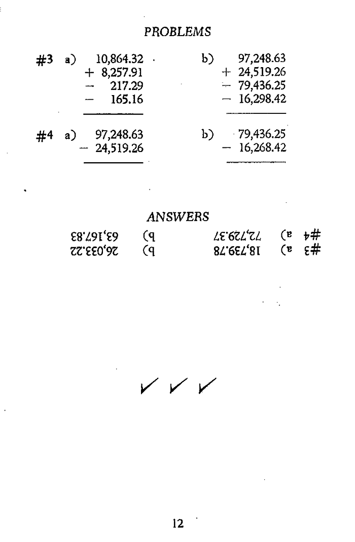 Subtraction (2 of 2)
