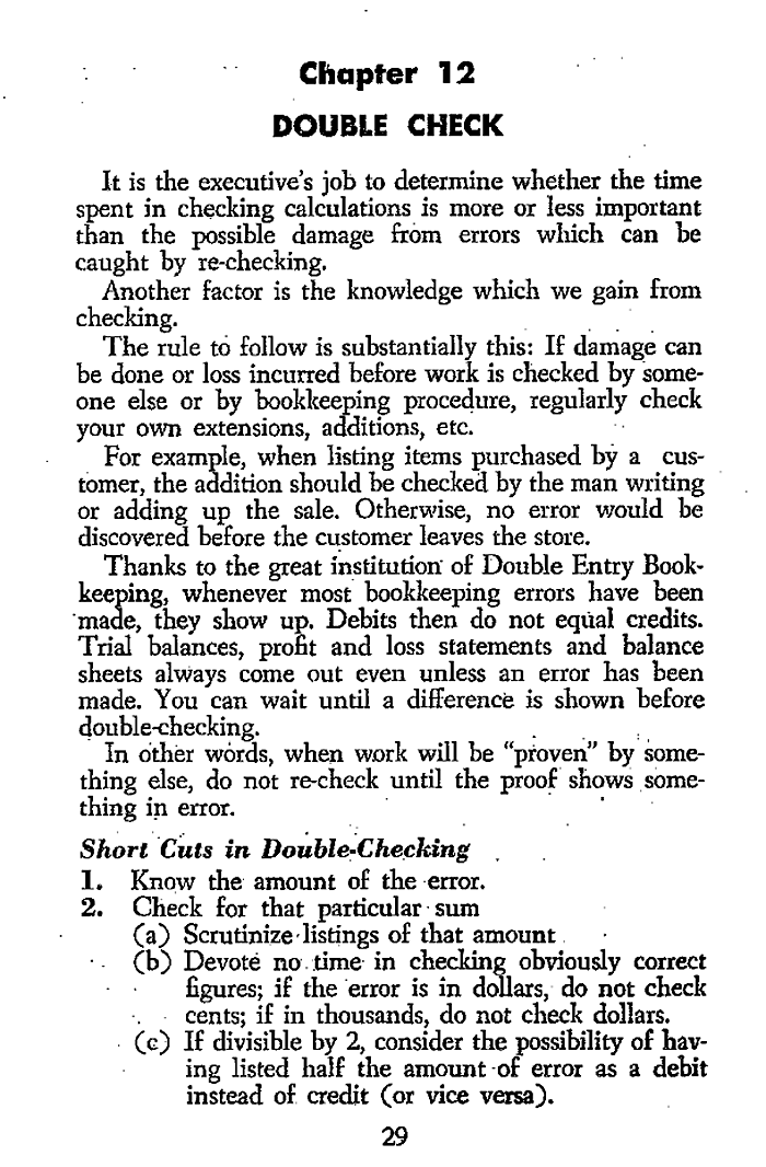 Double Check (1 of 4)