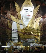 Giant Buddha, Ngahtatgyi, Ashay Tawya Kyaung monastery