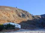 We stayed at the Ilingas Pension, isolated between gorge and mountains. (587x440, 94.2 kilobytes)