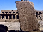 In front of the Festival Hall of Thutmose III