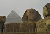 The Sphinx, from the gate in front