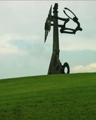 at Storm King, <em>Frogs Legs</em> by Mark di Suvero