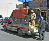 A huckster in Madaba