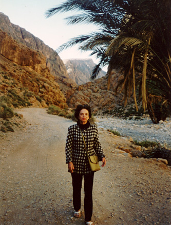 Gloria, in Chanel: Todra gorge