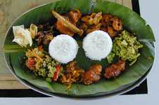 Lunch was served on our Sembilan trip.  