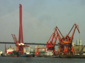 Pudong, the east side of the Huangpu River.