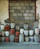On Dajing Lu, jars and a window closed with cut stones