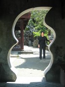 Doorways in Chinese Gardens are designed to frame the view.