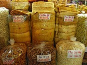 Back inside the market, there are several stalls selling Muc Tam.  I have no idea what it is.