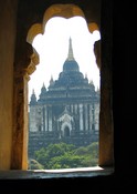 ThatByInNyu, the nearby bigger temple, from ShweGuGyi