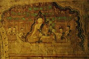 Ancient fresco in either Htilominlo or UPaliThein