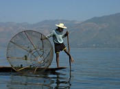 Leg Rowing Fisherman