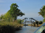 One of several bridges over the Intain river