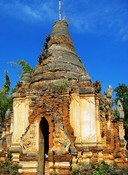 A big stupa at Shwe Intain Pagoda