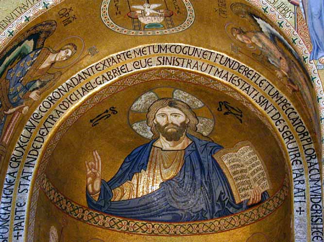 Cappella Palatina (Palatine Chapel): Cristo Pantocratore