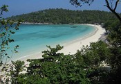 Over the hill from Batok is big, beautiful and uncrowded Siam Beach