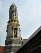 One of the stupas that encircle the main temple